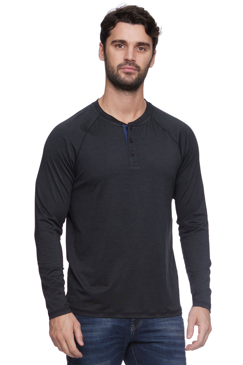 Charcoal Henley